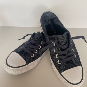 Converse Women’s Chuck Taylor Shoreline Slip On Navy and White Sneakers